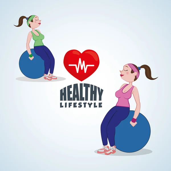 Healthy lifestyle design. Bodycare icon. Isolated illustration, vector graphic — Stock Vector
