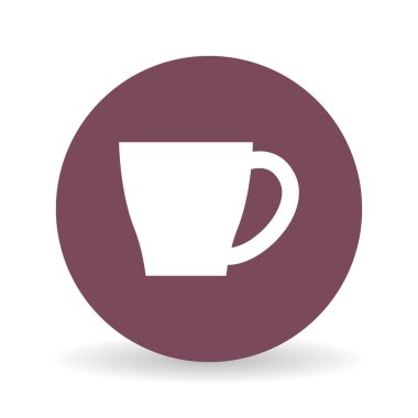 Kahve kupa tasarım, vektör çizim