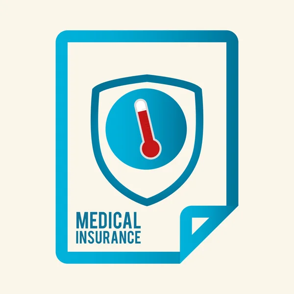 Medizinisches Versorgungsdesign. Gesundheitsikone. weißer Hintergrund, Vektor — Stockvektor