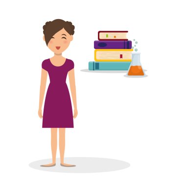 Eğitim tasarım. Üniversite simgesi. Derma ve izole illust