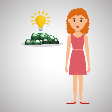 Para tasarım kaydedin. Mali madde. Derma illüstrasyon, vecto