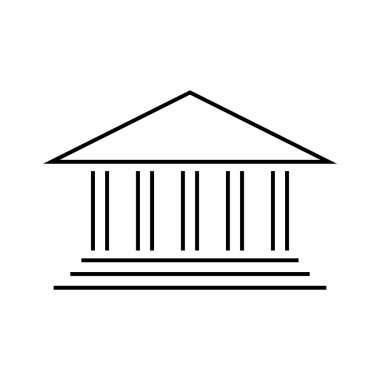 Banka simgesi tasarım, vektör