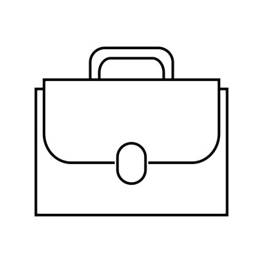 iş bavul kutsal kişilerin resmi, vektör