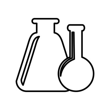 Kimyasal şişe kutsal kişilerin resmi, vektör