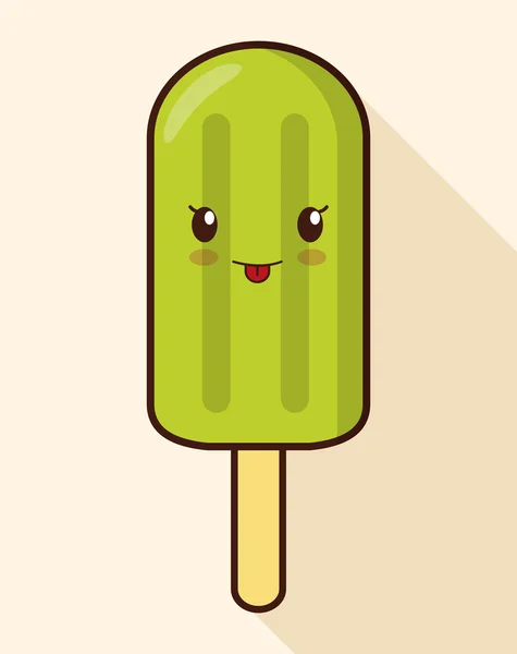 Ice cream design. Cartoon icon. dessert illustration, — Stock Vector