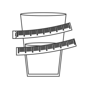 izole su tasarımı. Sağlıklı yaşam tarzı kavramı , vektör grafi