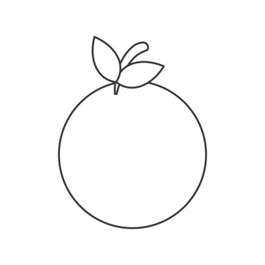 izole meyve tasarımı. organik gıda kavramı , vektör grafik