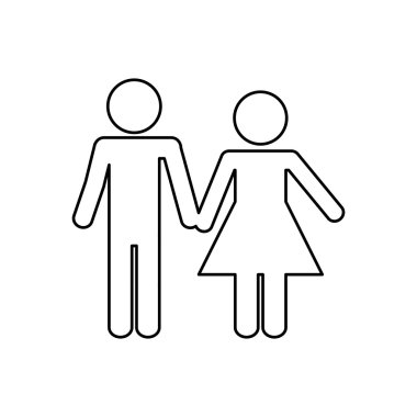 aile kavramı. Pictogram icon.flat ve izole tasarım