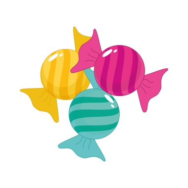 Sugar food design. candy icon. sweet illustration. vector graphi