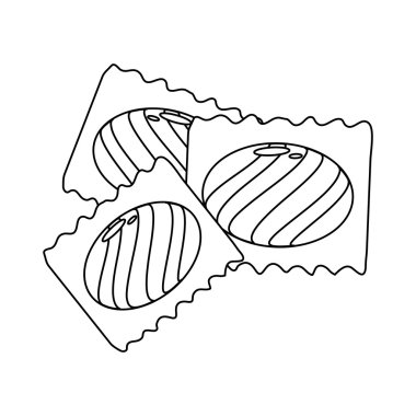 Sugar food design. candy icon. sweet illustration. vector graphi