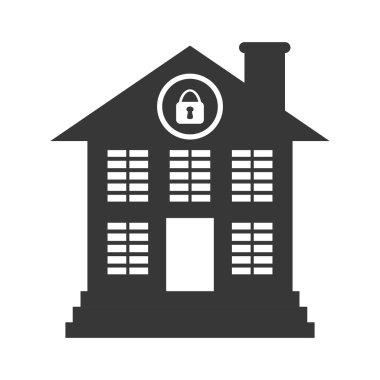 Smart House. Home and technology illustration,  isolated graphic