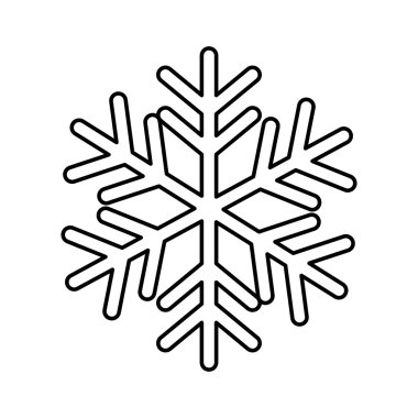 Snow design. isolated snowflake icon. vector graphic