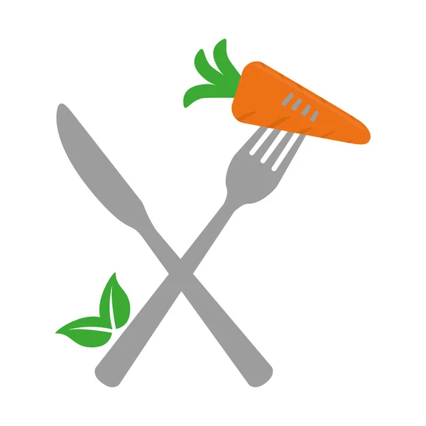 Απομονωμένο σχέδιο καρότου. έννοια των βιολογικών τροφίμων, διανυσματικά γραφικά — Διανυσματικό Αρχείο