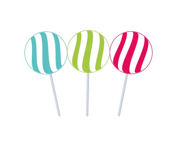 Sugar food design. candy icon. sweet illustration. vector graphi — 图库矢量图片