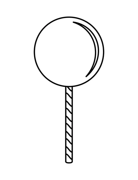 Zuckerkost-Design. Süßigkeiten-Symbol. Süße Illustration. Vektorgrafik — Stockvektor