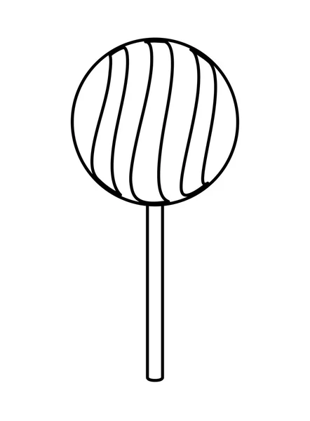 Diseño de alimentos azucarados. icono de caramelo. dulce ilustración. grafi vectorial — Archivo Imágenes Vectoriales