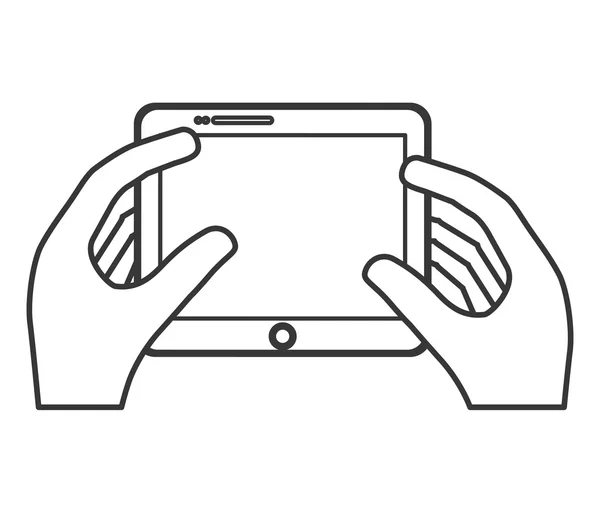 Tablet icon . isolated technology gadget illustration. vector gr — Διανυσματικό Αρχείο