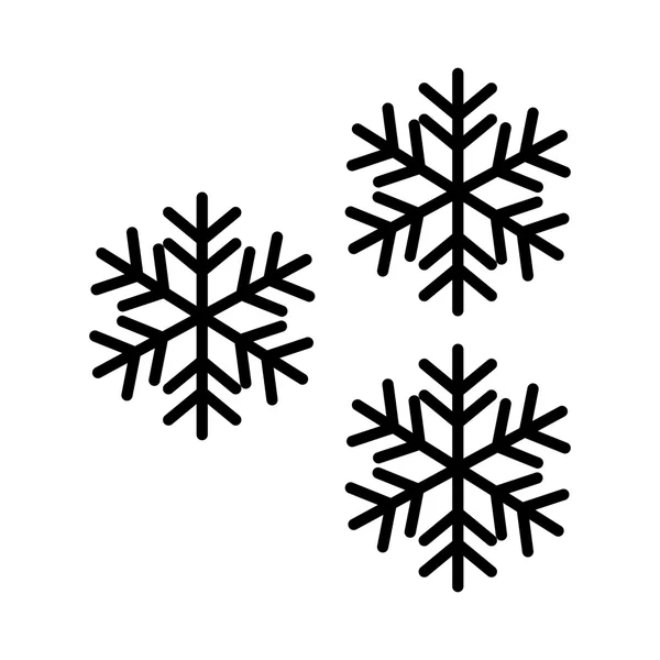 Snow design. isolated snowflake icon. vector graphic — Διανυσματικό Αρχείο