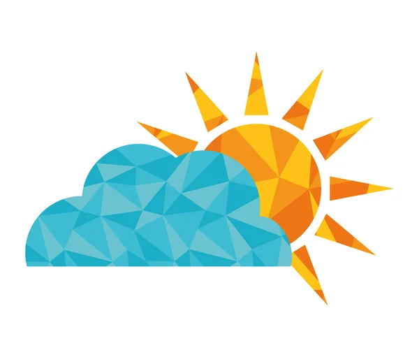 Sun design. isolated weather icon. vector graphic — 图库矢量图片