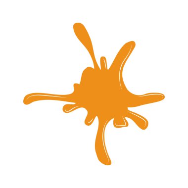 Boya tasarım. Splash simgesi. vektör grafiği