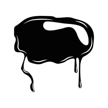 Boya tasarım. Splash simgesi. vektör grafiği