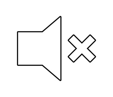 Müzik tasarımı. ses simgesi. izole görüntü. vektör grafiği