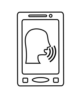 Müzik tasarımı. ses ve akıllı telefon simgesi. izole görüntü. vektör