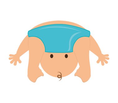 Bebek çocuk tasarım. Bebek simgesi. izole görüntü. vektör grafiği