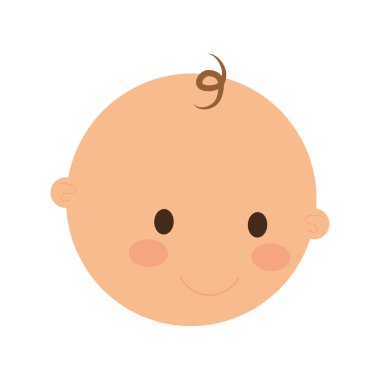 Bebek çocuk tasarım. Bebek simgesi. izole görüntü. vektör grafiği