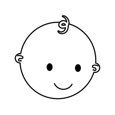 Bebek çocuk tasarım. Bebek simgesi. izole görüntü. vektör grafiği