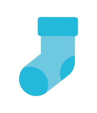 Bebek bezi tasarım. çorap simgesi. izole görüntü. vektör grafiği