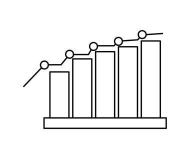 Süreç ve Çözüm kavramı. infografik simgesi. Vektör grafiği