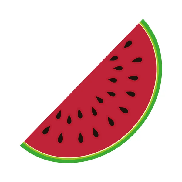 Alimentos saudáveis e orgânicos. ícone de fruta. gráfico vetorial — Vetor de Stock