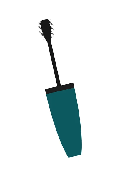 Maquillage et cosmétique. icône de mascara. graphique vectoriel — Image vectorielle