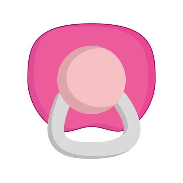 Baby kid design. pacifier icon. isolated image. vector graphic — Stock Vector