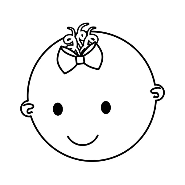 Diseño de niño bebé. icono infantil. imagen aislada. gráfico vectorial — Archivo Imágenes Vectoriales
