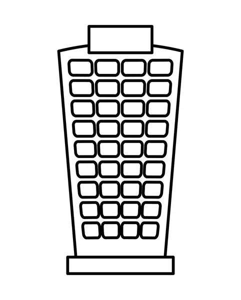 Projeto da cidade. ícone de construção. Imagem isolada. gráfico vetorial — Vetor de Stock