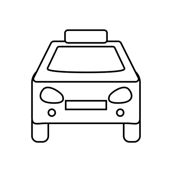 Progettazione di taxi o taxi. concetto di trasporto. grafica vettoriale — Vettoriale Stock