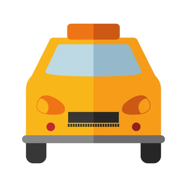 Taxi- oder Taxi-Design. Transportkonzept. Vektorgrafik — Stockvektor