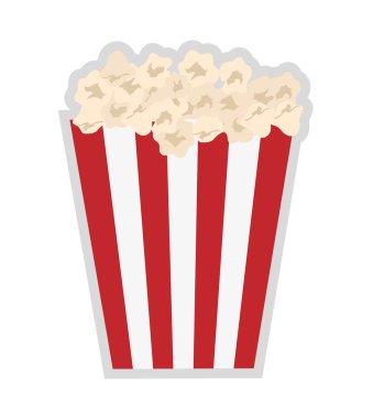 Film konsepti. klasik pop mısır simgesi. vektör grafiği