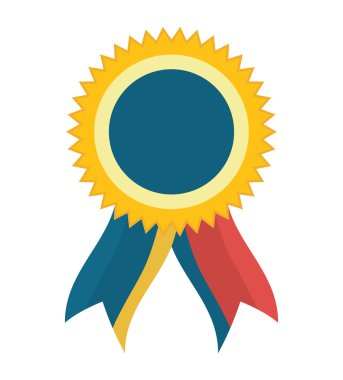 Etiket kavramı. kurdele simgesi ile damga mühür. vektör grafiği