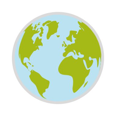 Planet design. World sphere icon. vector graphic