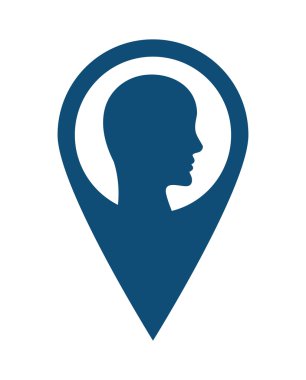 İnsan insan tasarımı. Erkek ve düğme simgesi. vektör grafiği