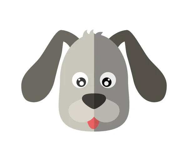 Animal y el amor de mascotas. Icono de dibujos animados para perros. gráfico vectorial — Vector de stock