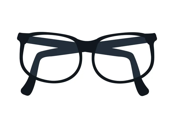 Concepto de gafas. icono del instrumento óptico. gráfico vectorial — Vector de stock