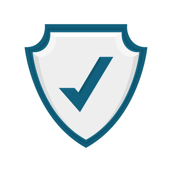Security System concept. Shield icoon. beschermings concept. Vector — Stockvector