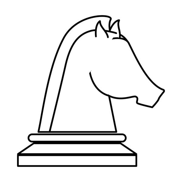 Horse silhouette. Farm Animal icon. vector graphic — Stockvector