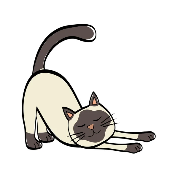 Cat concept. Cute cartoon animal icon. vector graphic — Stockvector