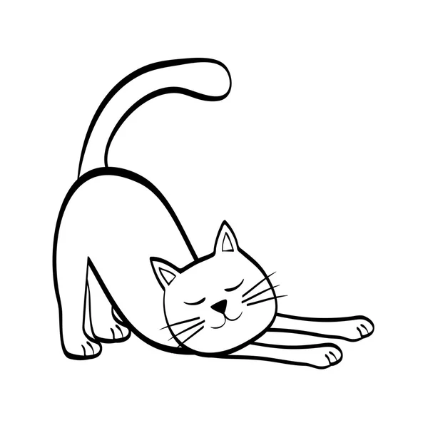 Cat concept. Cute cartoon animal icon. vector graphic — 图库矢量图片