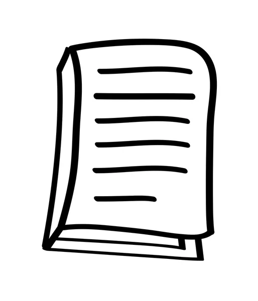 Το σχεδιασμό του εγγράφου. Χαρτί με γραμμές εικονίδιο. διανυσματικό γραφικό — Διανυσματικό Αρχείο